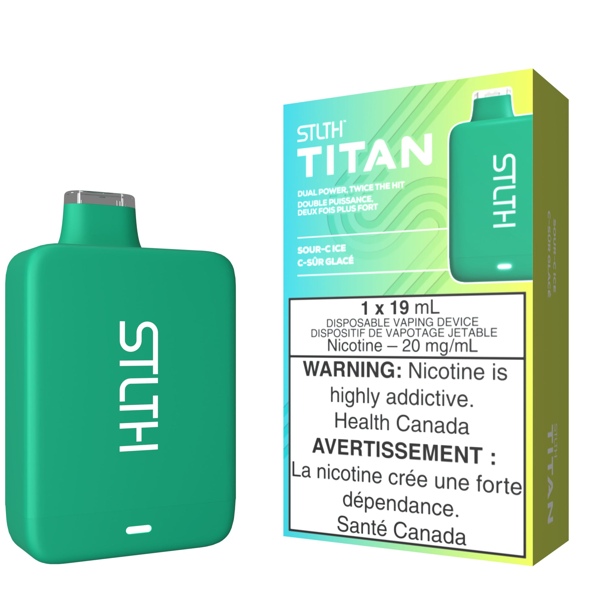 Sour-C Ice STLTH TITAN Disposable Vape