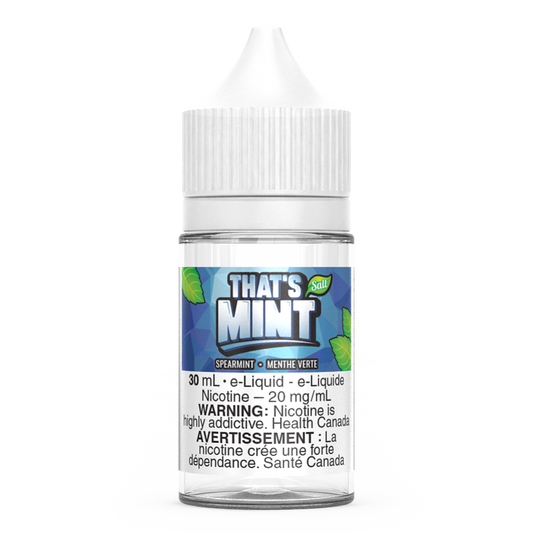 Spearmint Thats Mint Salt Nic Vape Juice