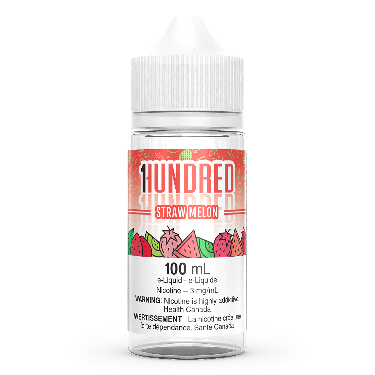 Straw Melon HUNDRED E-Liquid 100ml