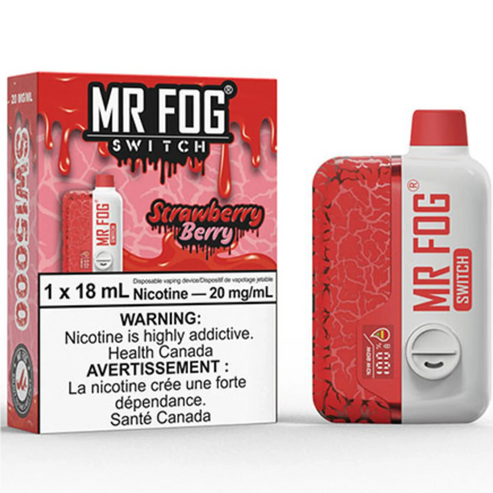 can you still buy flavored njoy pods Mr Fog Nova Strawberry MR FOG NOVA 36K Disposable Vape