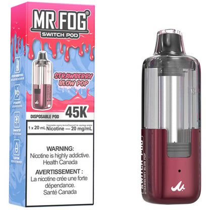 Strawberry Blow Pop MR FOG SWITCH POD Pod Pack