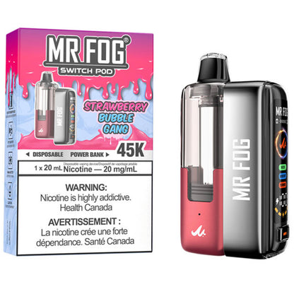 Strawberry Bubble Gang MR FOG SWITCH POD Starter Kit