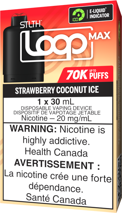 STLTH LOOP MAX 70K Pod Pack - Strawberry Coconut Ice