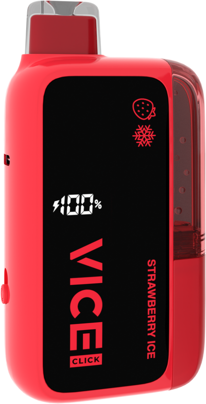 Strawberry Ice VICE CLICK Disposable Vape