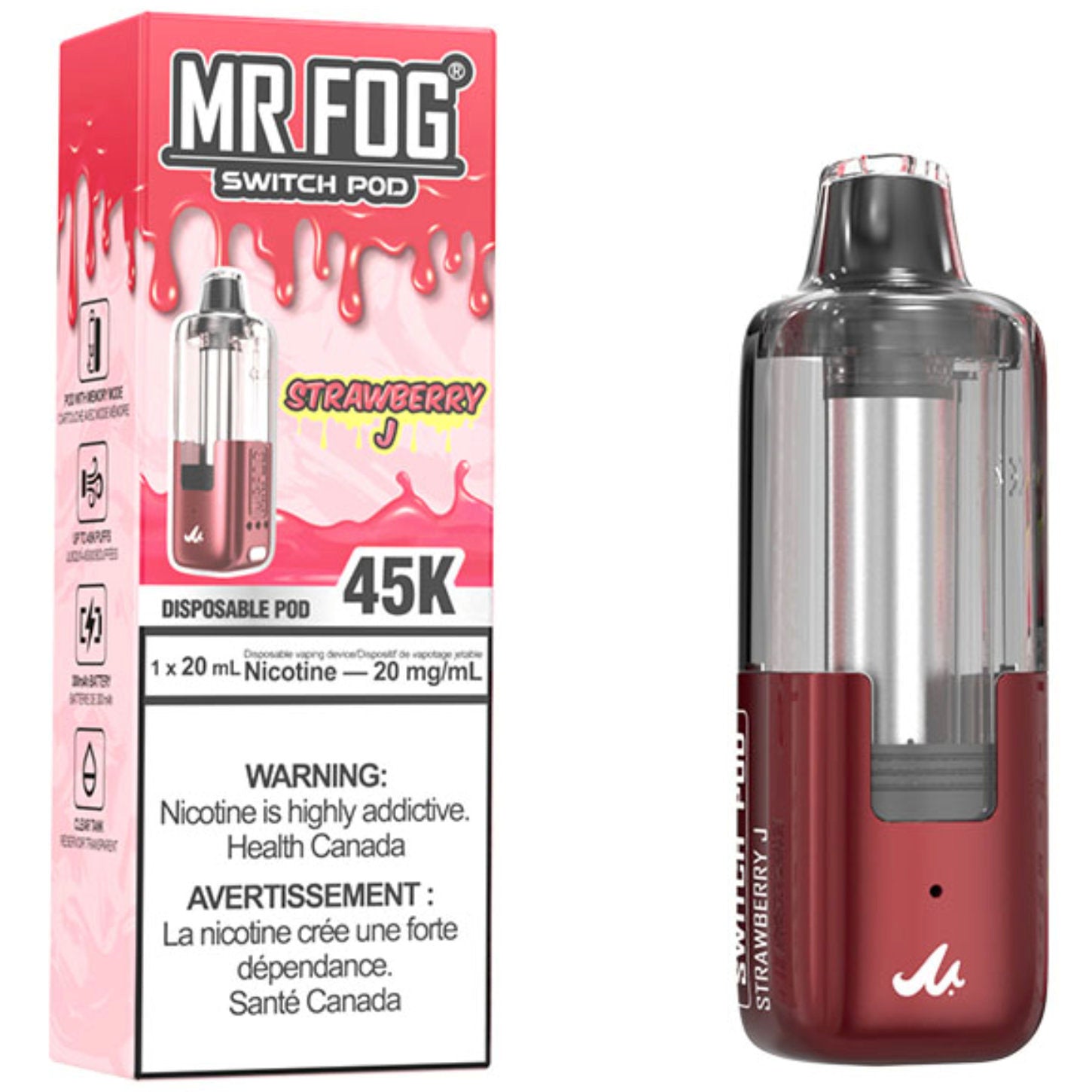 Strawberry J MR FOG SWITCH POD Pod Pack