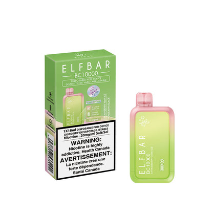 ELF BAR BC10000 Puffs Disposable Vape flavour Strawberry Kiwi Ice