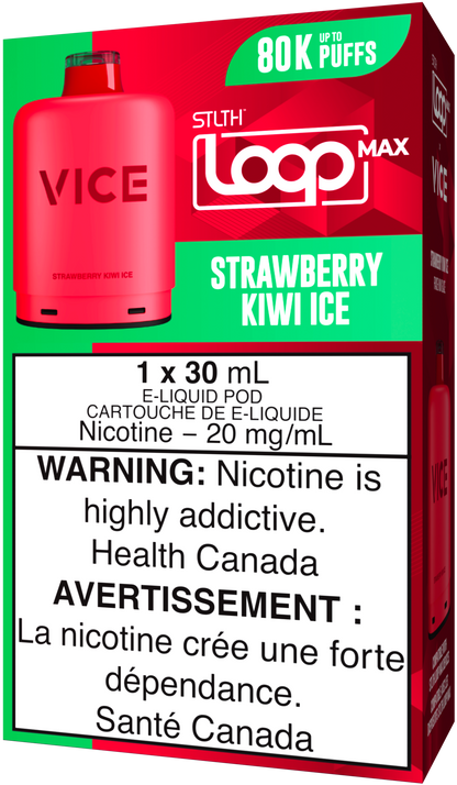 Strawberry Kiwi Ice STLTH LOOP MAX X VICE Pod Pack