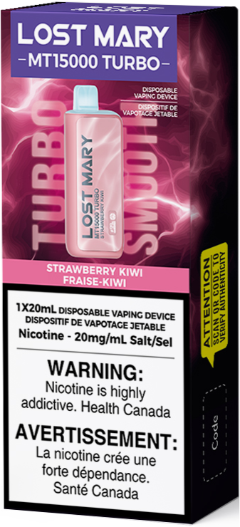 Strawberry Kiwi LOST MARY MT15000 TURBO Vape