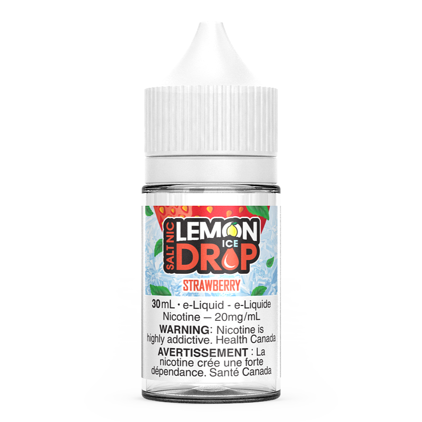 Strawberry LEMON DROP ICE Salt Nic Vape Juice E-Liquid 30mL