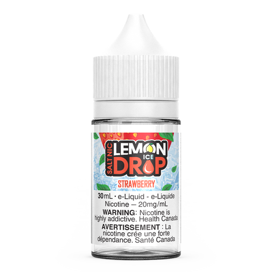 Strawberry LEMON DROP ICE Salt Nic Vape Juice E-Liquid 30mL