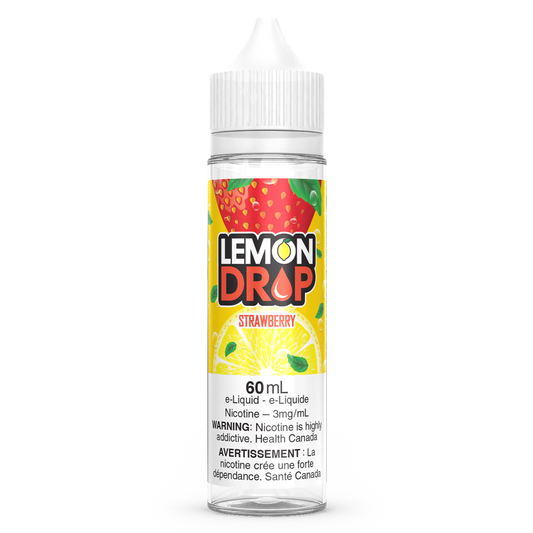 Strawberry LEMON DROP Vape Juice E-Liquid 60mL Freebase