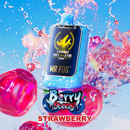 Strawberry MR FOG NOVA Berry Steezy Disposable Vape