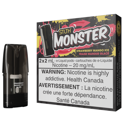 Strawberry Mango Ice STLTH MONSTER Pod Pack