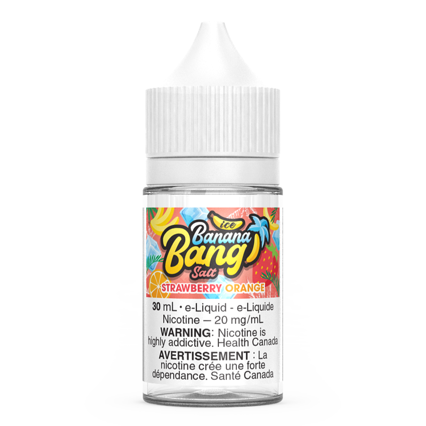 Strawberry Orange Banana Bang Ice Salt Nic Vape Juice 30mL