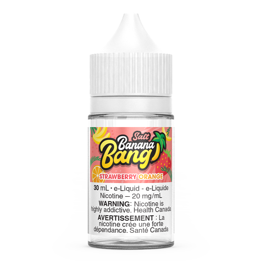 Strawberry Orange Banana Bang Salt Nic Vape Juice 30mL