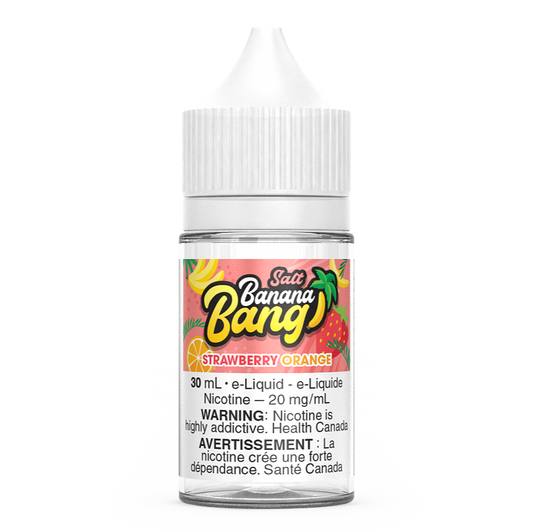 Strawberry Orange Banana Bang Salt Nic Vape Juice 30mL