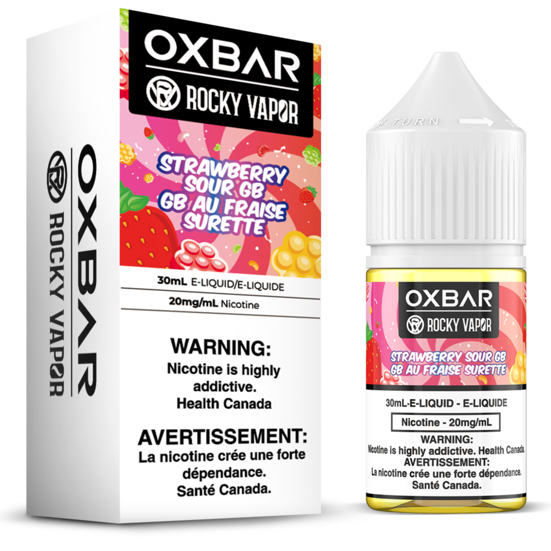 Strawberry Sour GB Rocky Vapor Oxbar E-Liquids