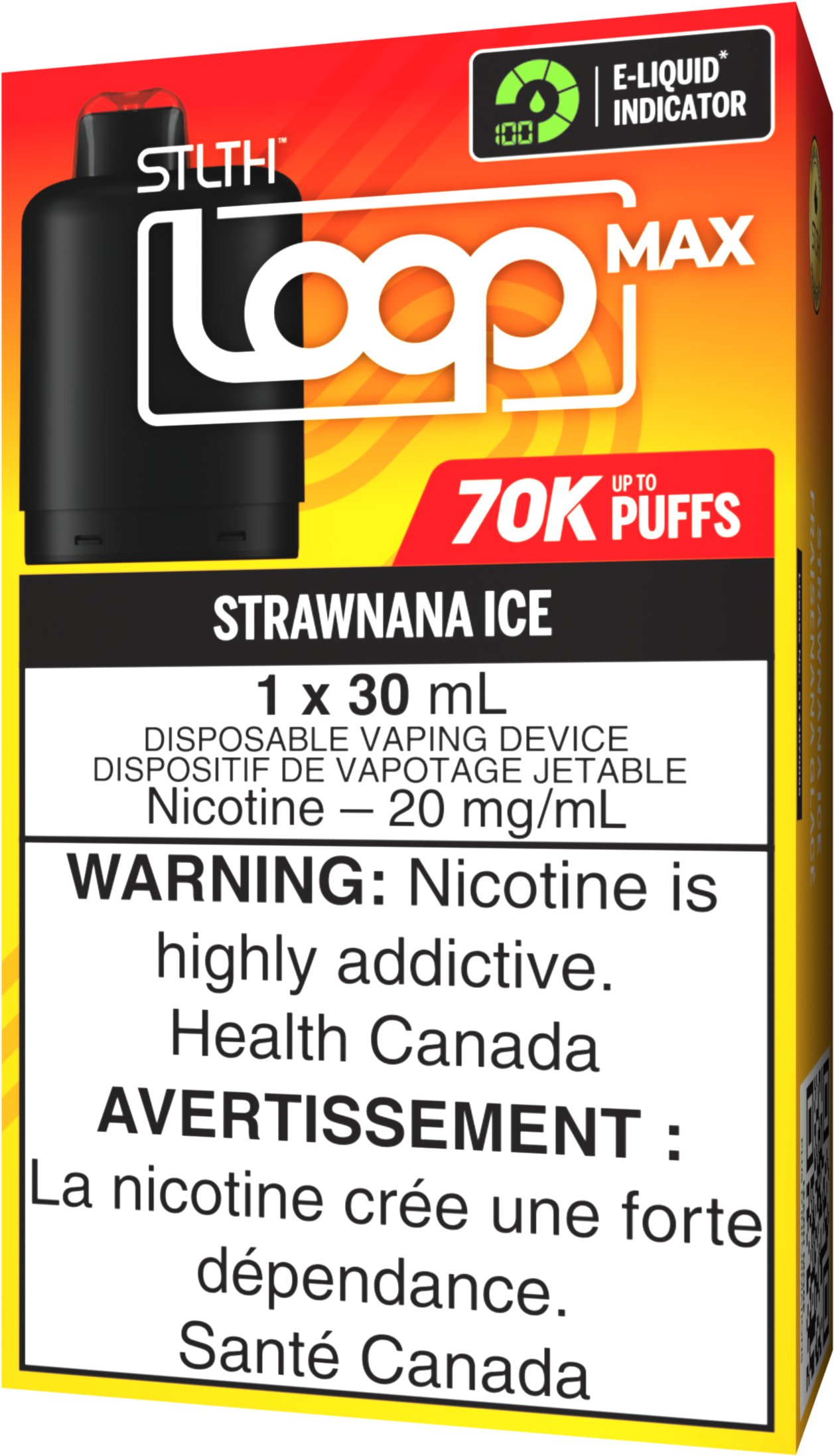 Strawnana Ice STLTH LOOP MAX Pod Pack