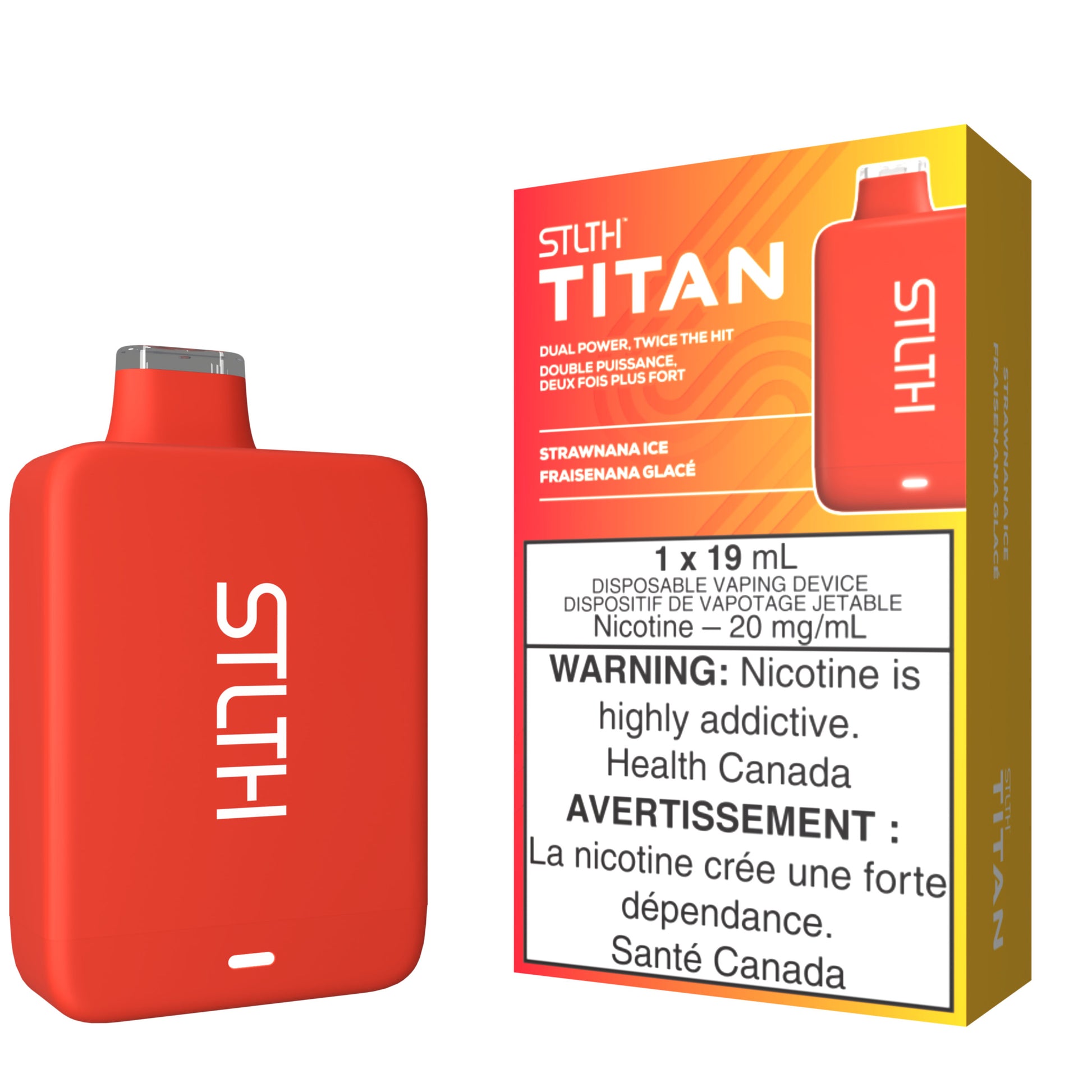 Strawnana Ice STLTH TITAN Disposable Vape