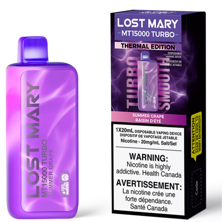 Lost Mary MT15000 Turbo Disposable Vape - Summer Grape – Cloud Island ...