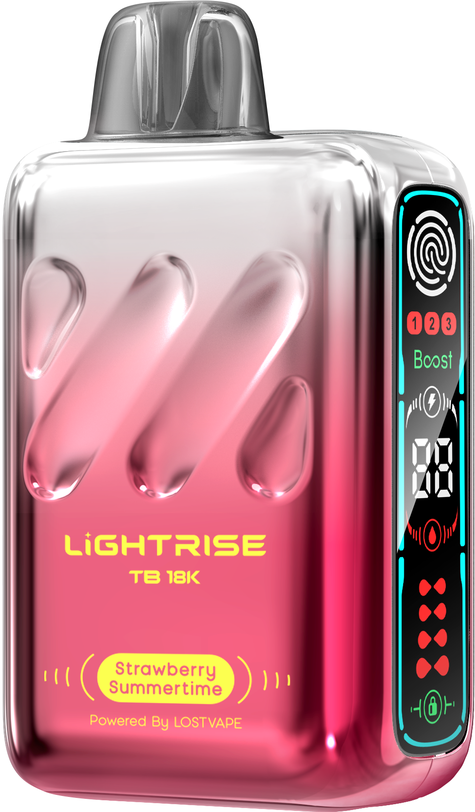 Summer Strawberry Lost Vape Lightrise TB 18K Disposable Vape