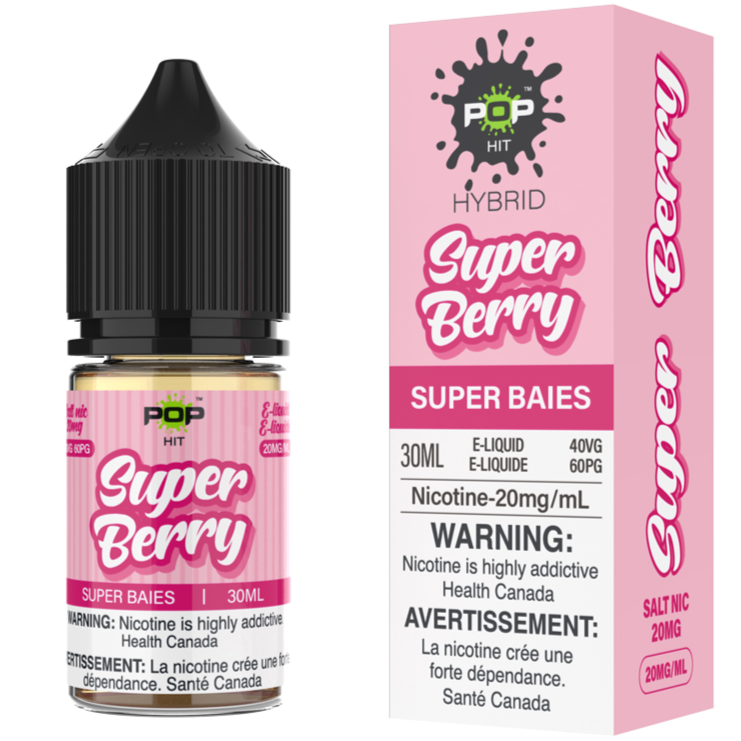 Super Berry Pop Hit Vape Juice Salt Nic E-Liquid 20mg 30mL