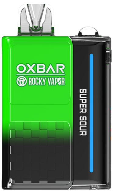 Super Sour Rocky Vapor Oxbar M20K Disposable Vape Device