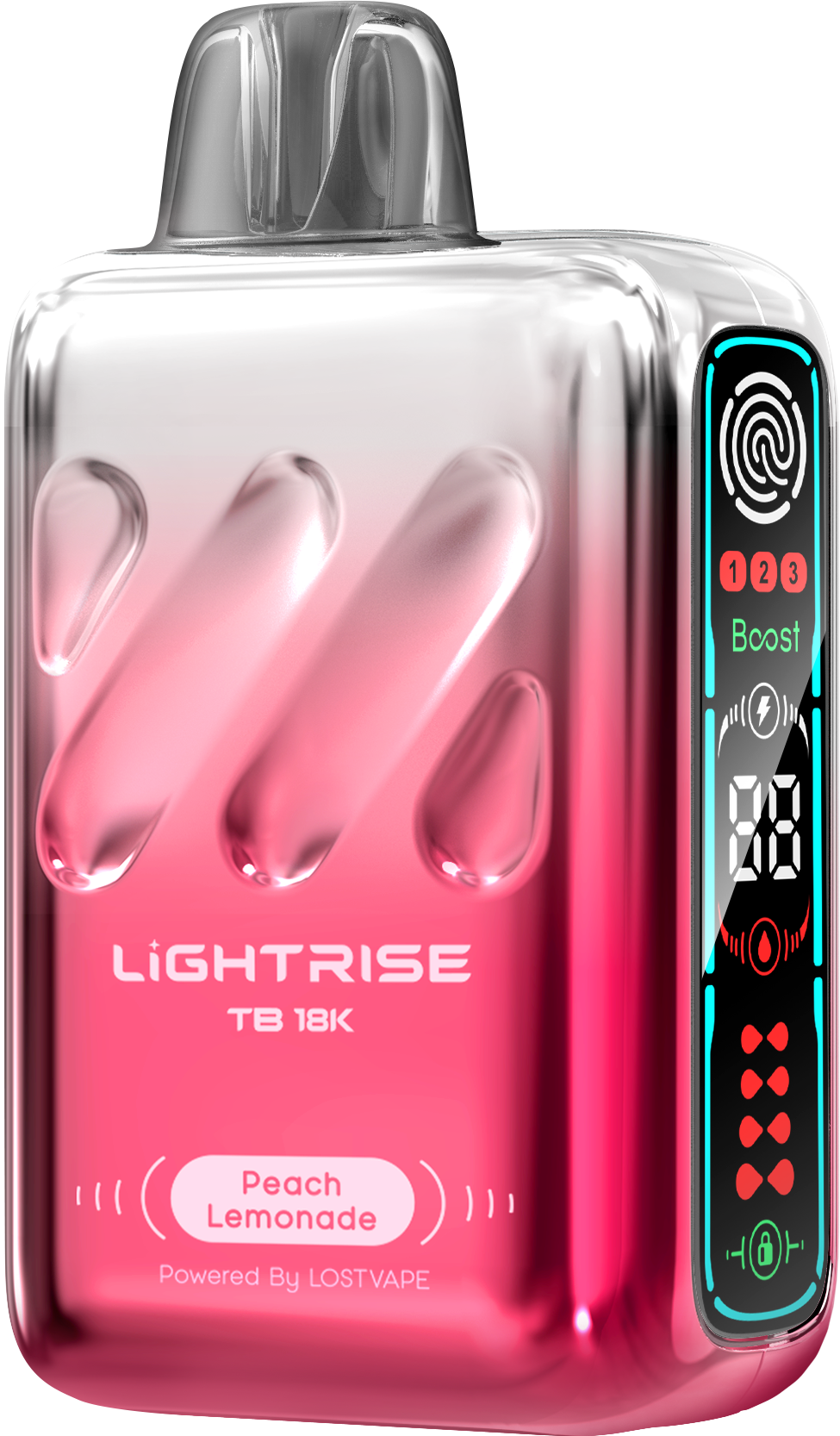 Tangy Peach Lost Vape Lightrise TB 18K Disposable Vape