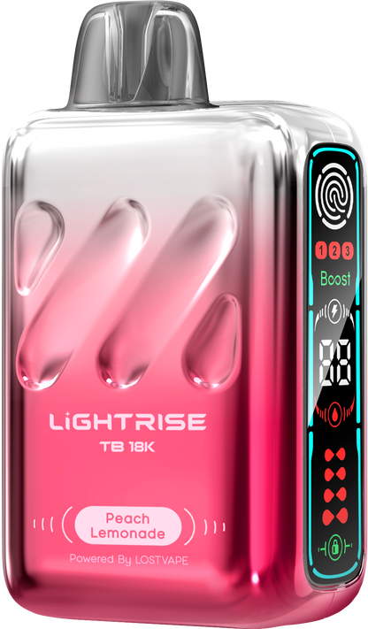 Tangy Peach Lost Vape Lightrise TB 18K Disposable Vape