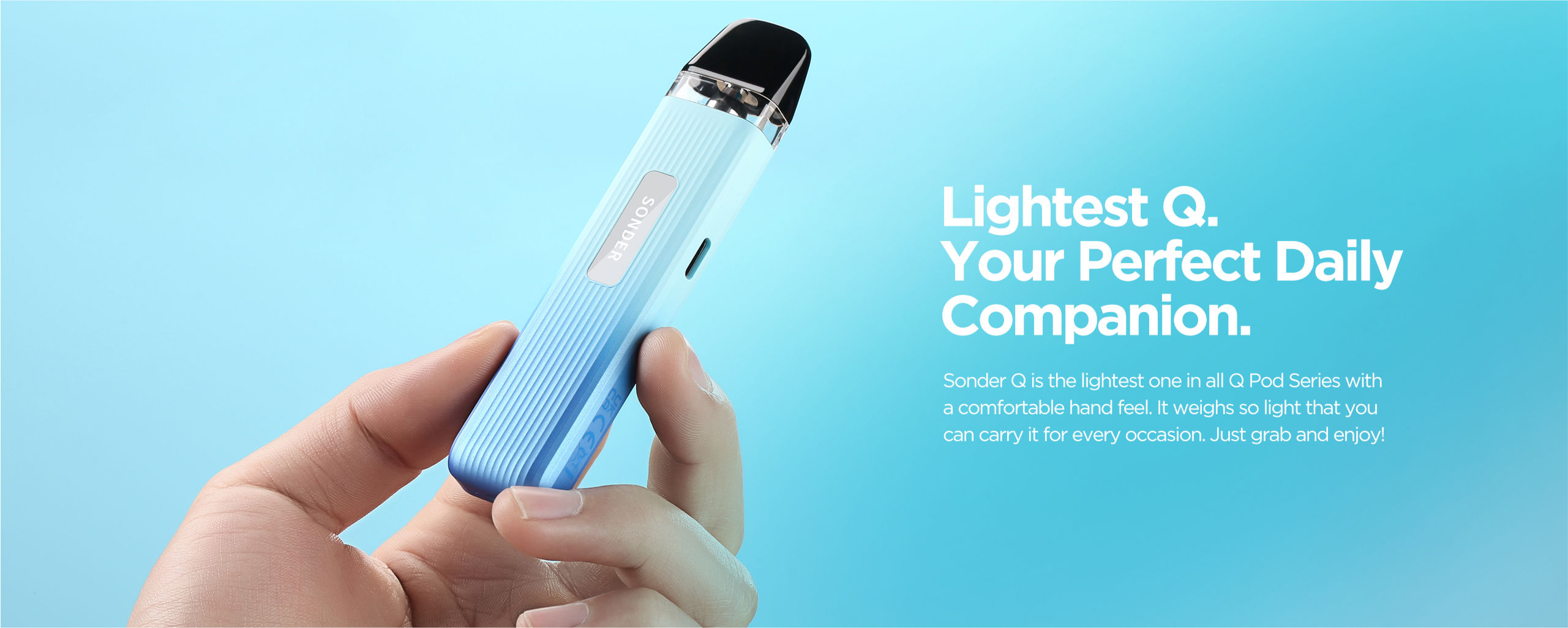 The Lightest Q Pod Series GEEKVAPE SONDER Q Pod Kit