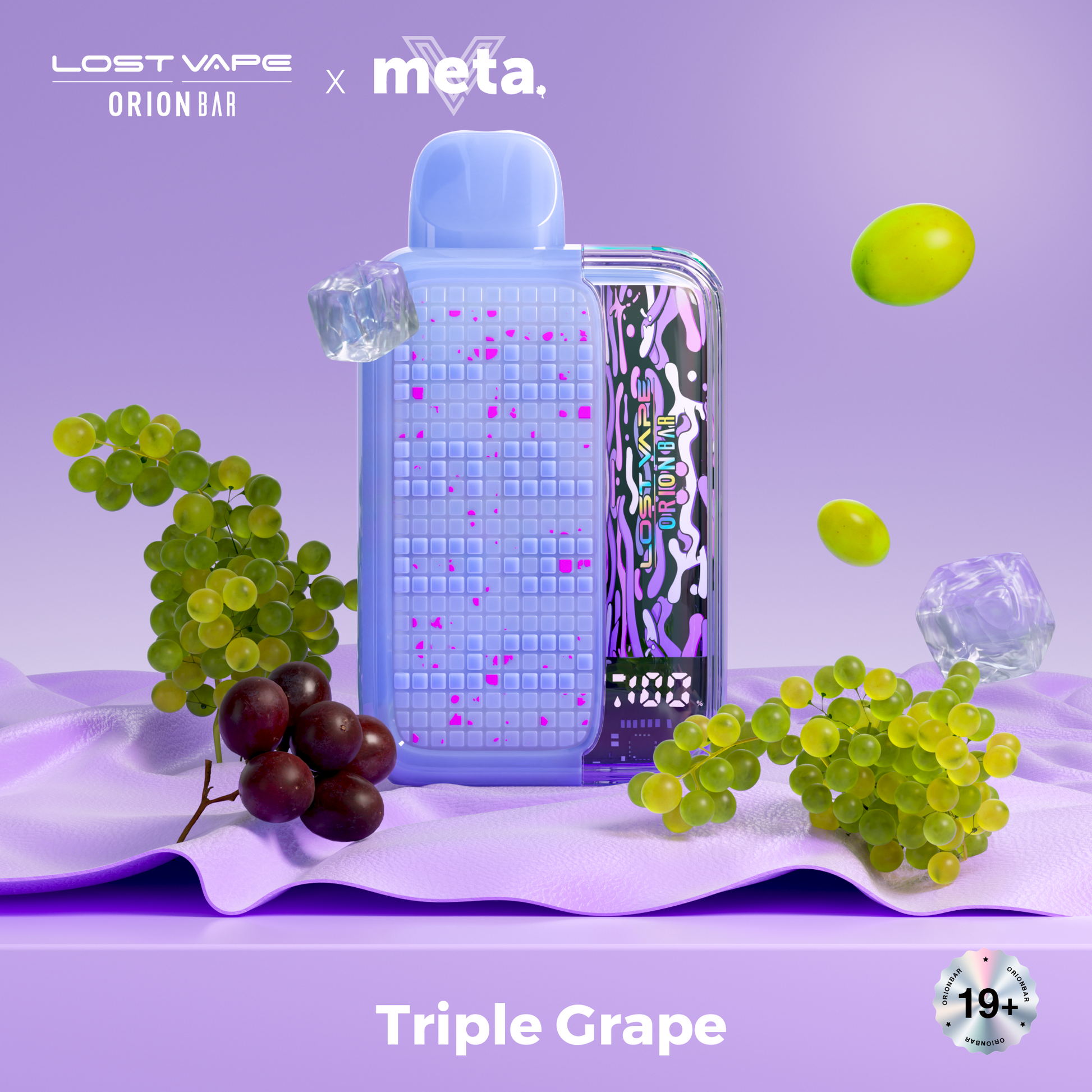 Lost Vape Orion Bar 10000 Disposable Vape - Triple Grape Cloud Island Vapour Lost Vape Orion Bar 10000 Disposable Vape - Triple Grape Cloud Island Vapour