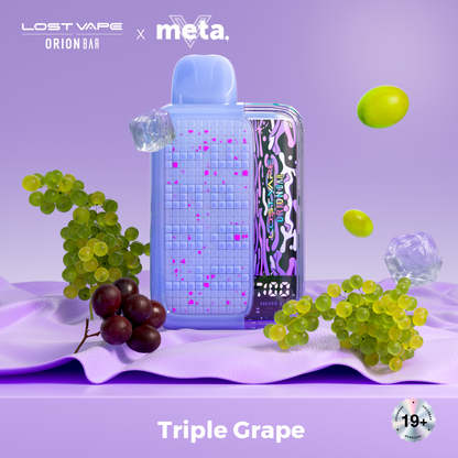 Triple Grape Lost Vape Orion Bar 10000 Puffs 10K Disposable Vape