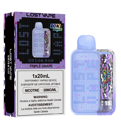 Triple Grape Lost Vape Orion Bar 10K Disposable Vape