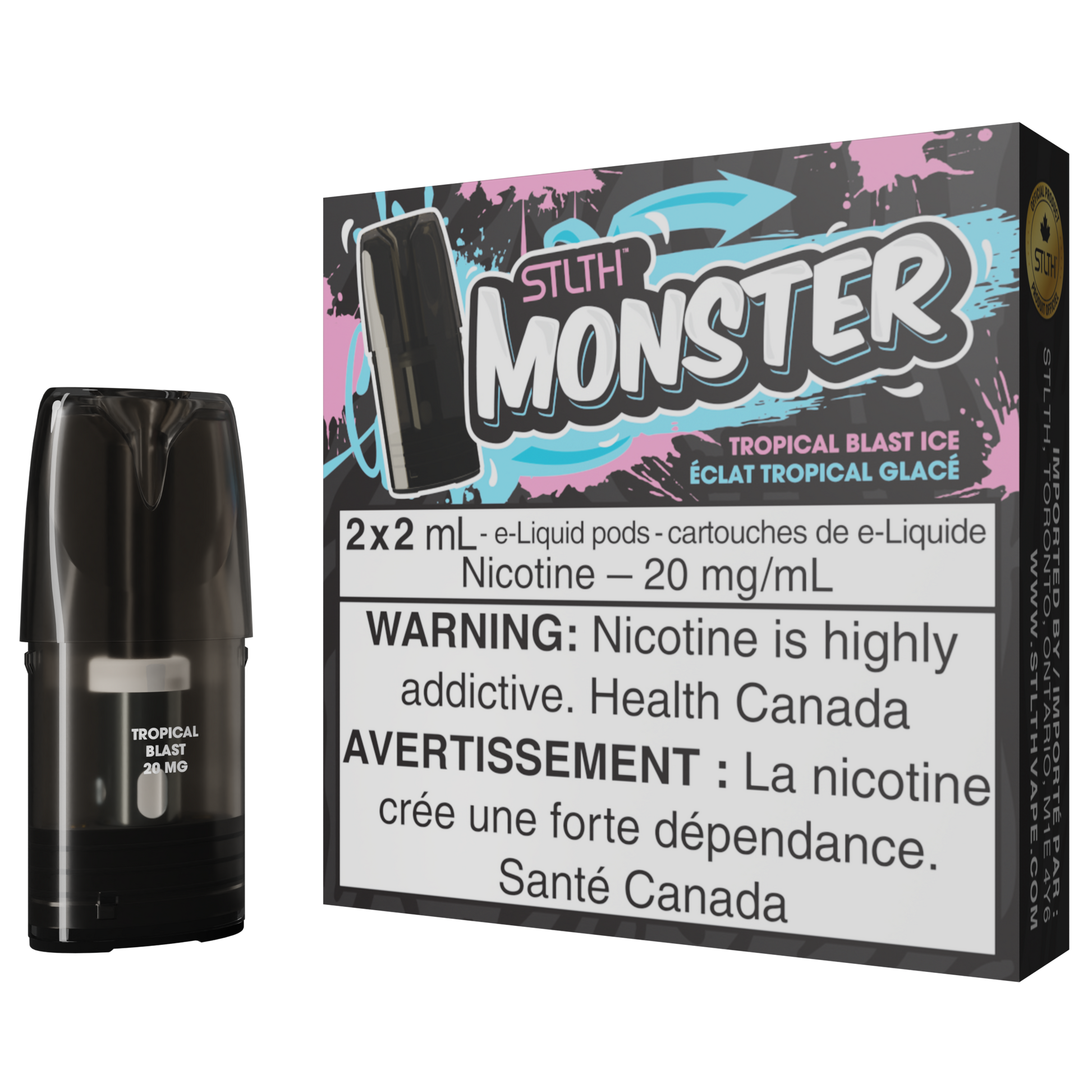 Tropical Blast Ice STLTH MONSTER Pod Pack