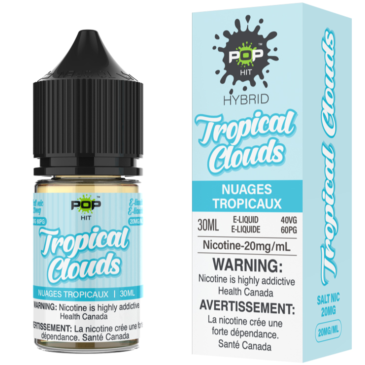 Tropical Clouds Pop Hit Vape Juice Salt Nic E-Liquid 20mg 30mL