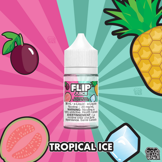 FLIP JUICE SALT Nic E-juice flavour Tropical Ice