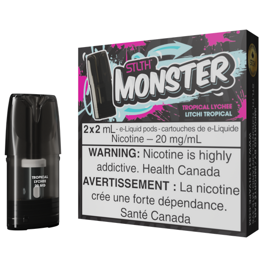 Tropical Lychee STLTH MONSTER Pod Pack