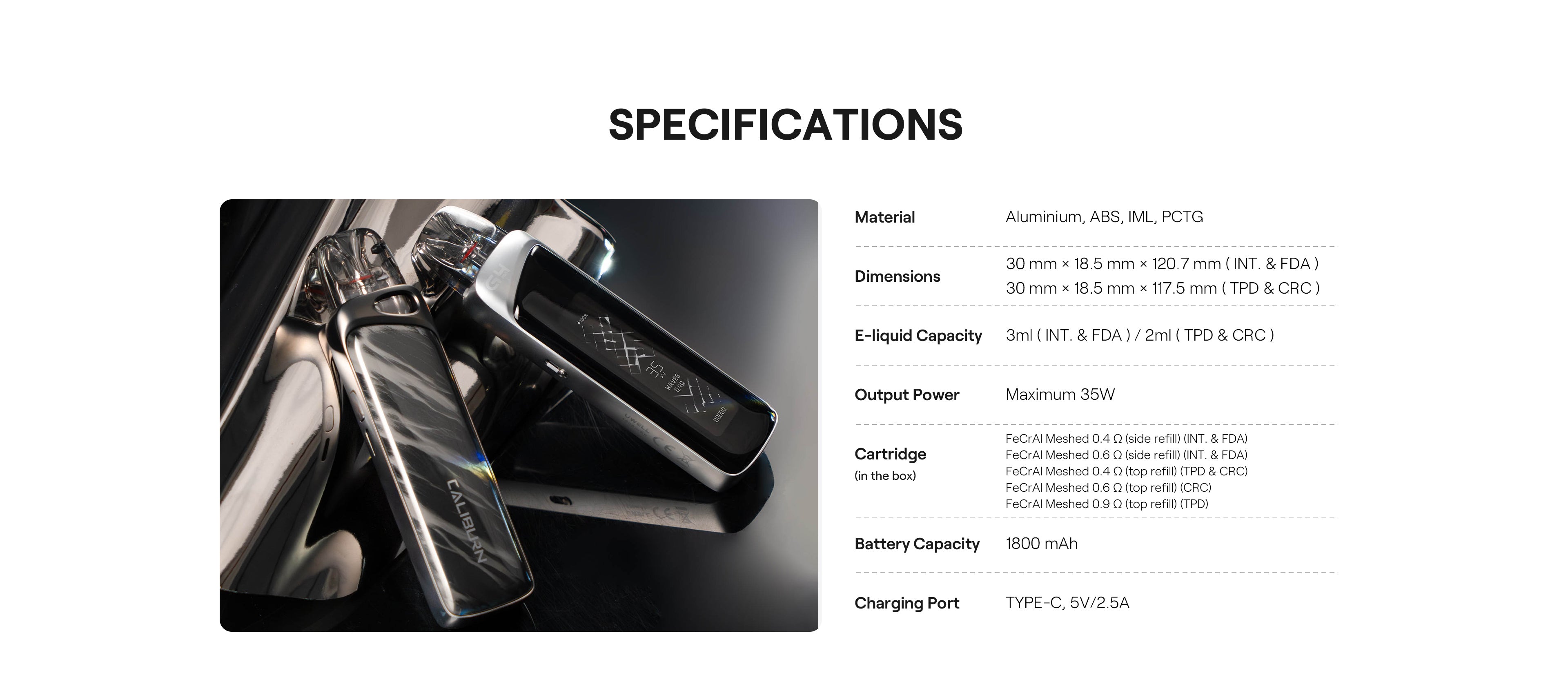UWELL CALIBURN G4 PRO 11