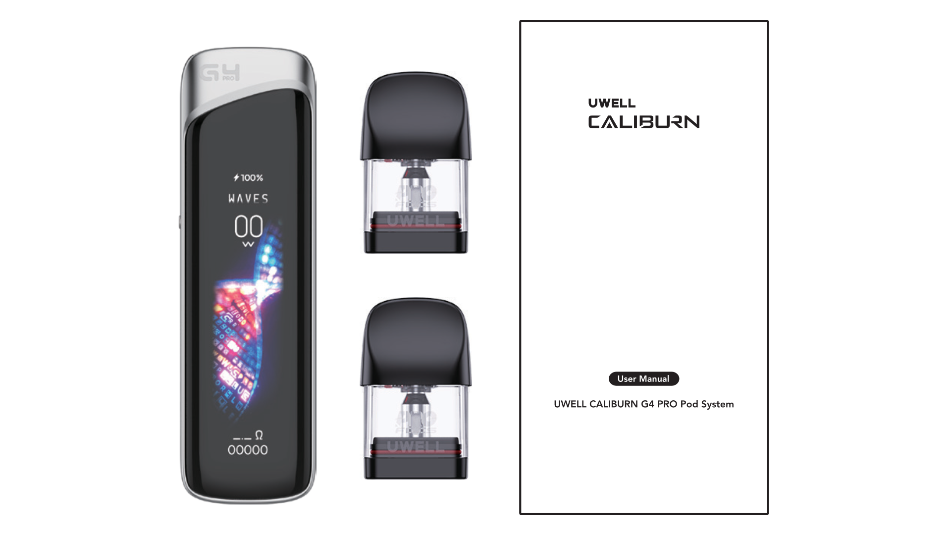 UWELL CALIBURN G4 Included In The Box