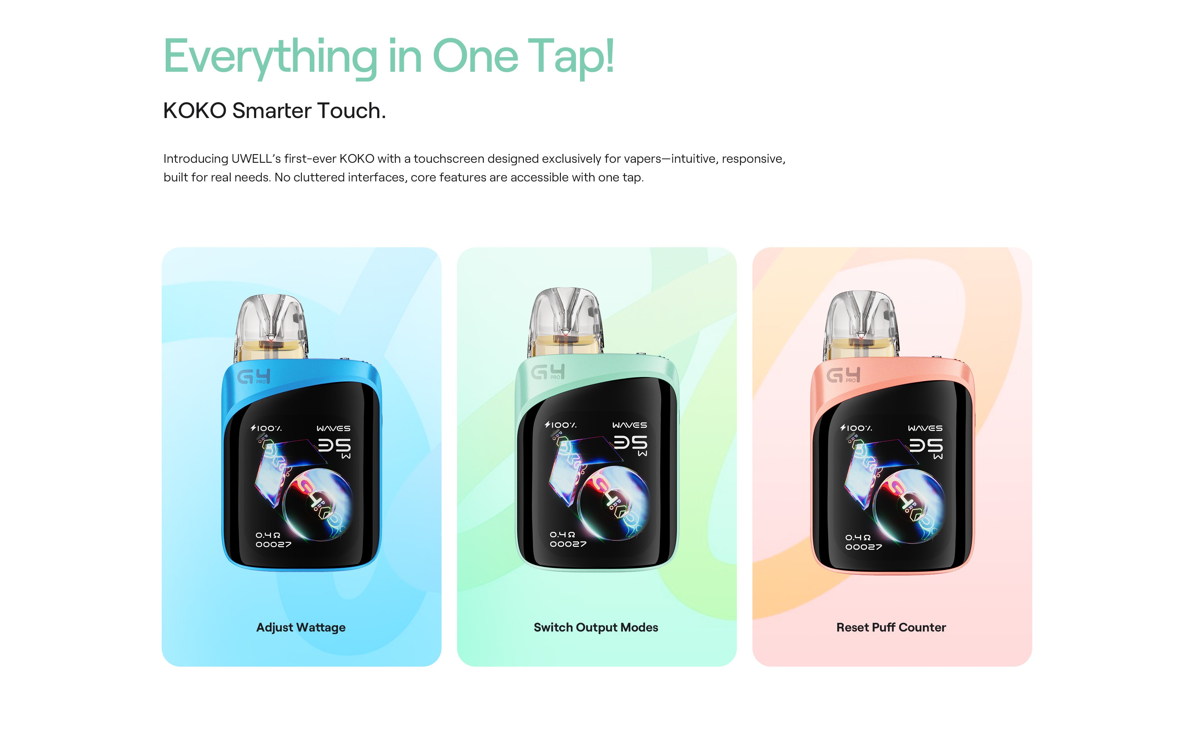 UWELL CALIBURN G4 PRO KOKO 05