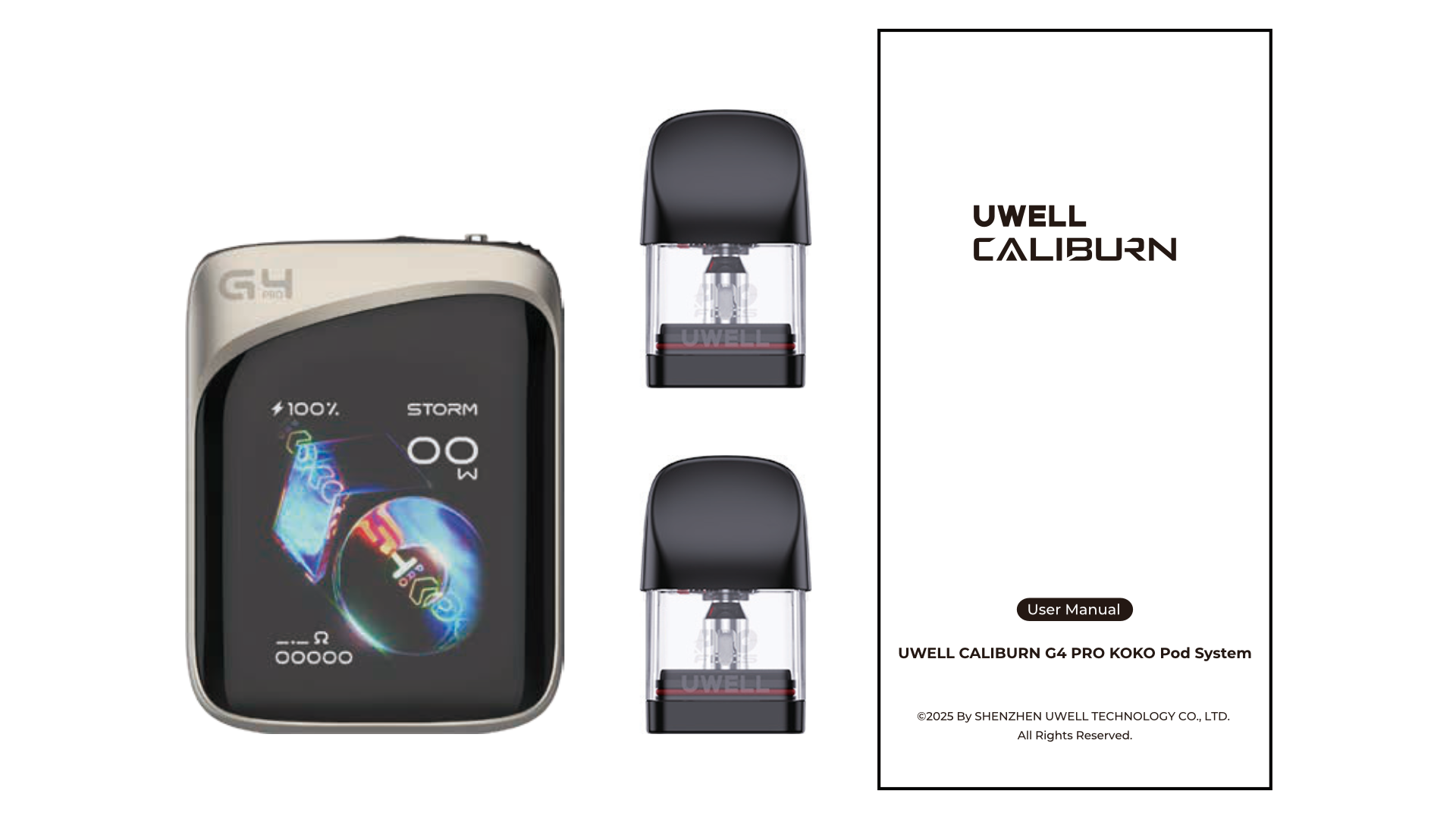 UWELL CALIBURN G4 PRO KOKO Included In The Box