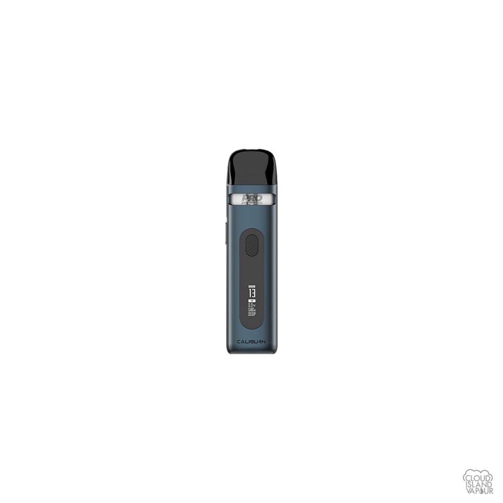 UWELL Caliburn X Pod system vape in the colour Ink Blue 