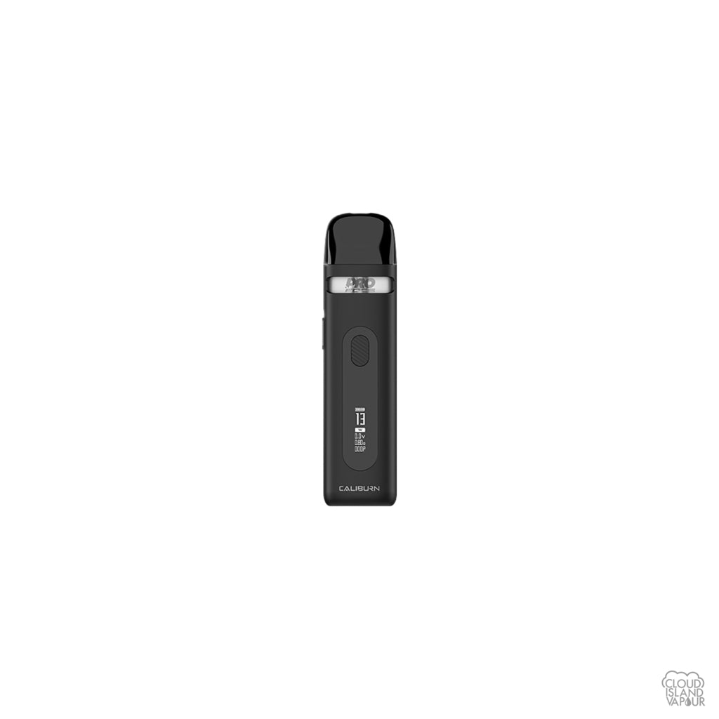 UWELL Caliburn X Pod system vape in the colour Matte Black