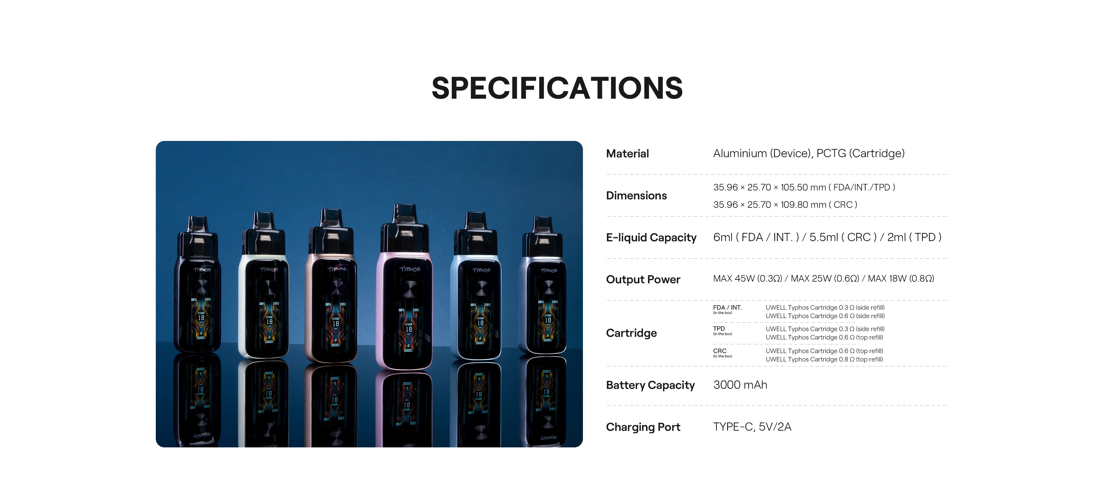 UWELL TYPHOS PRO 12
