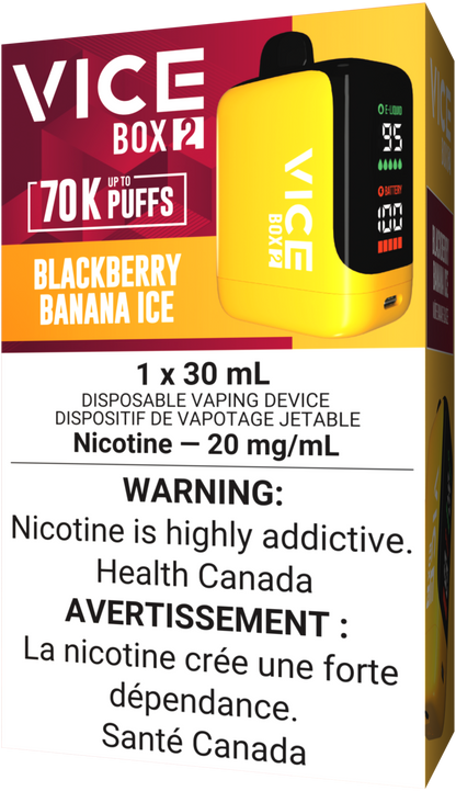 VICE BOX 2 70K Vape Blackberry Banana Ice