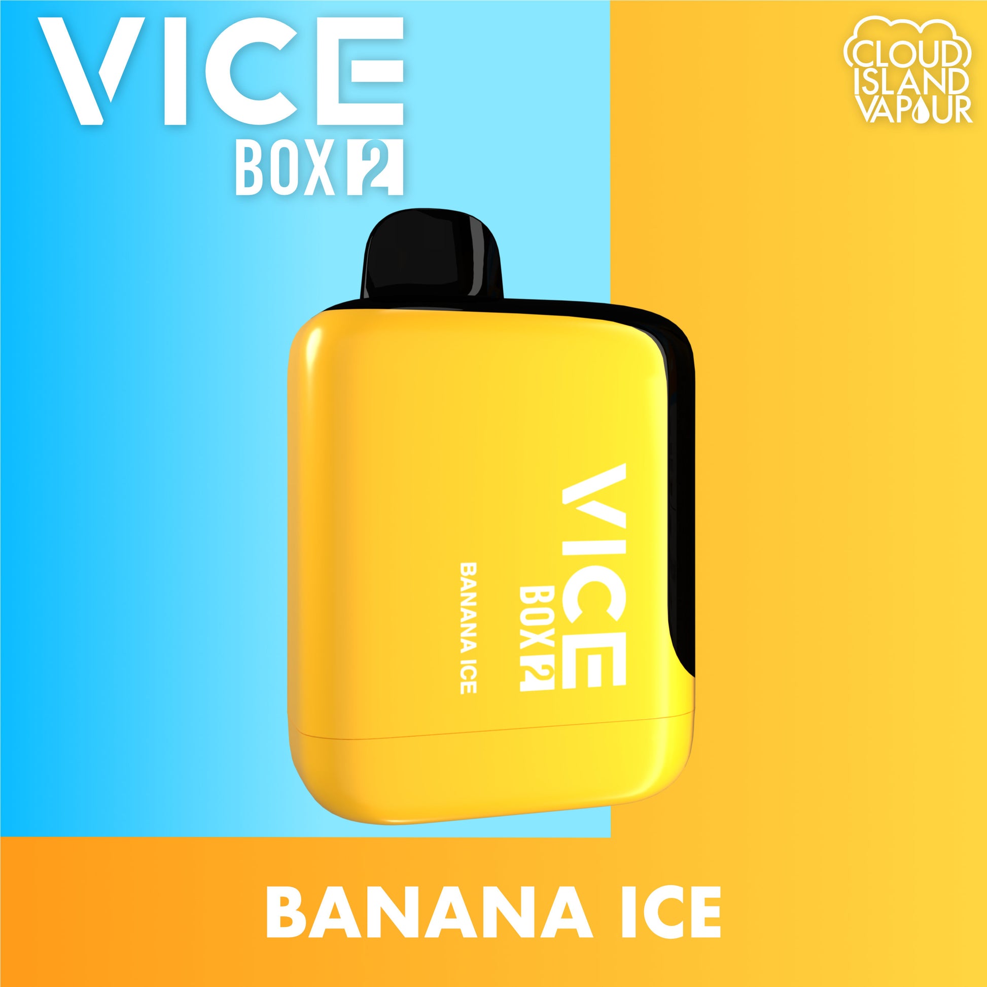 VICE BOX 2 70K Disposable Vape - Banana Ice Cloud Island Vapour VICE BOX 2 70K Disposable Vape - Banana Ice Cloud Island Vapour
