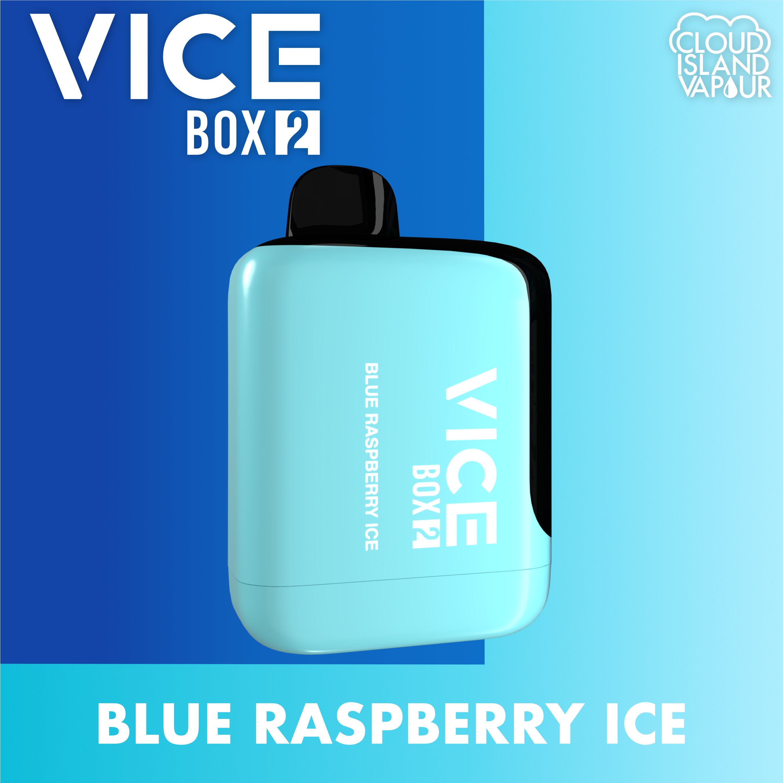 VICE BOX 2 70K Disposable Vape - Blue Raspberry Ice – Cloud Island Vapour