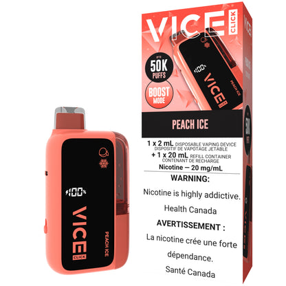 VICE CLICK Disposable Peach Ice