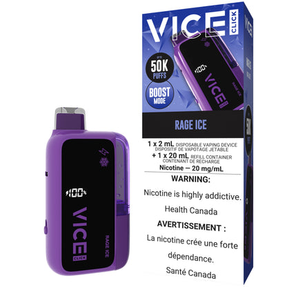 VICE CLICK Disposable Rage Ice