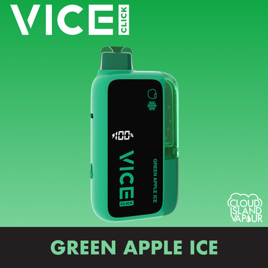 VICE CLICK Disposable Vape Green Apple Ice
